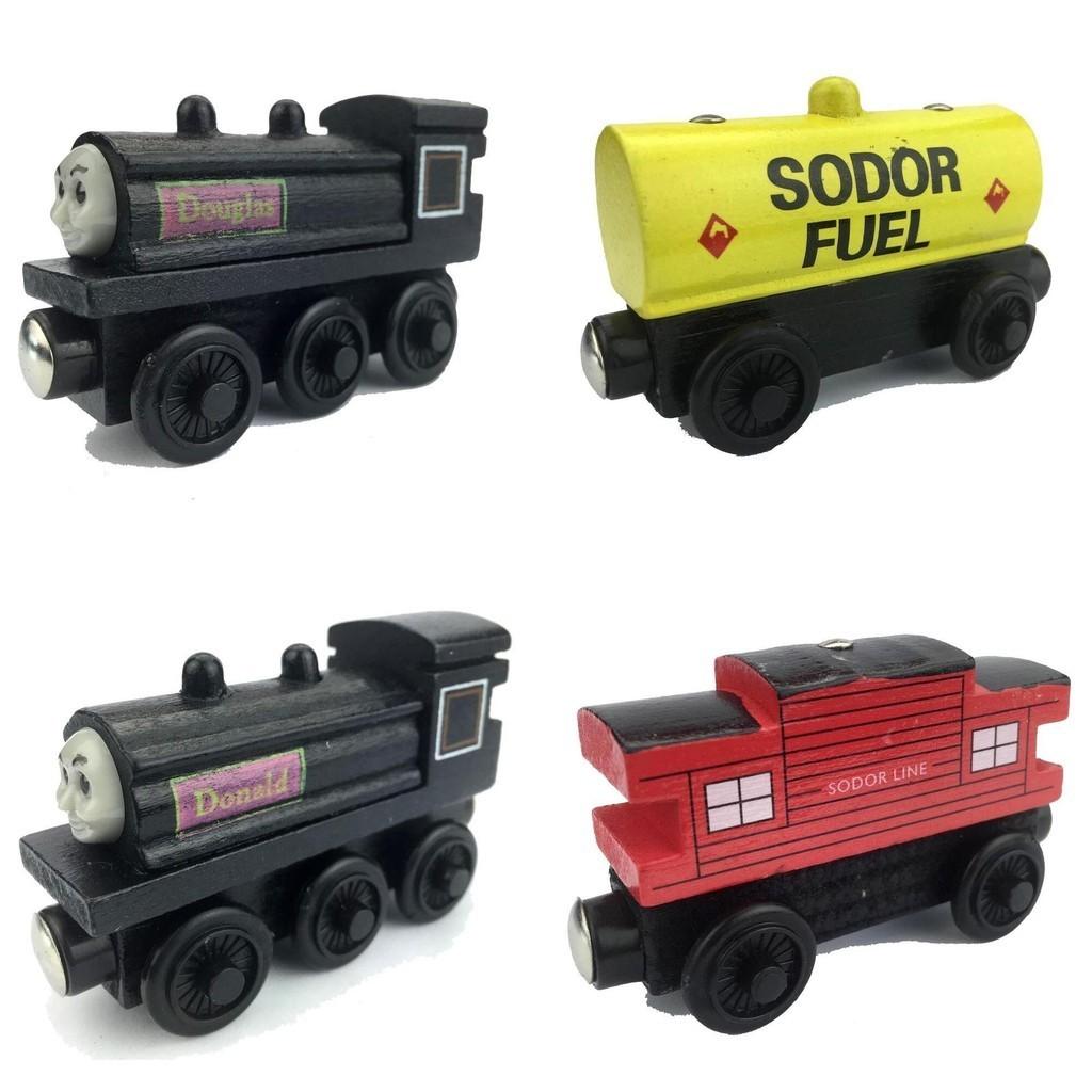 Thomas Train Car Tender Wooden Magnetic Railway Toy Truck Kids Gift Set