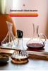 Premium Quick-Use Crystal Glass Wine Decanter with Lid