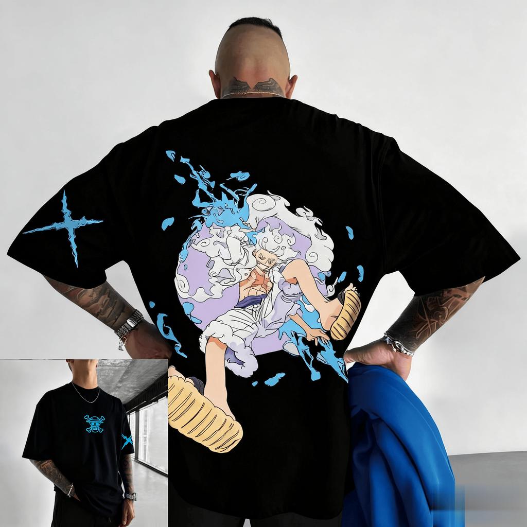 Nadměrné pánské tričko Dámské tričko s krátkým rukávem Streetwear Ležérní grafická trička Nová letní móda Oblečení Y2k