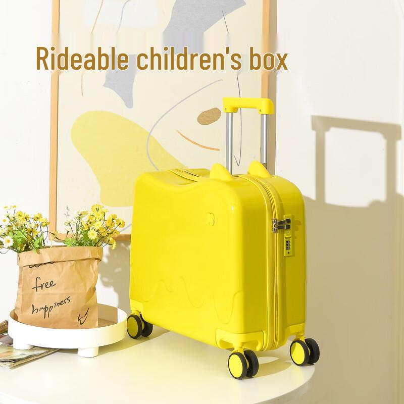 JOURHEY SHI Kids' Ride-On Carry-On Suitcase