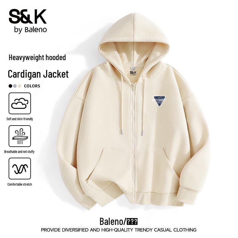 

Baleno Men s S&K Series Hooded Zip-Up Sweatshirt L