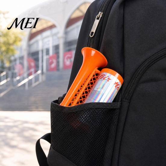 Long-lasting Sound Horn Hand Pump Air for Sports Games, Cheering Noise Maker Stadium, Portable Push Speaker Soccer Fan Party Battery-free