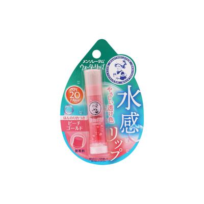 Mentholatum Waterlip 3 Pcs 4.5g Peach Gold