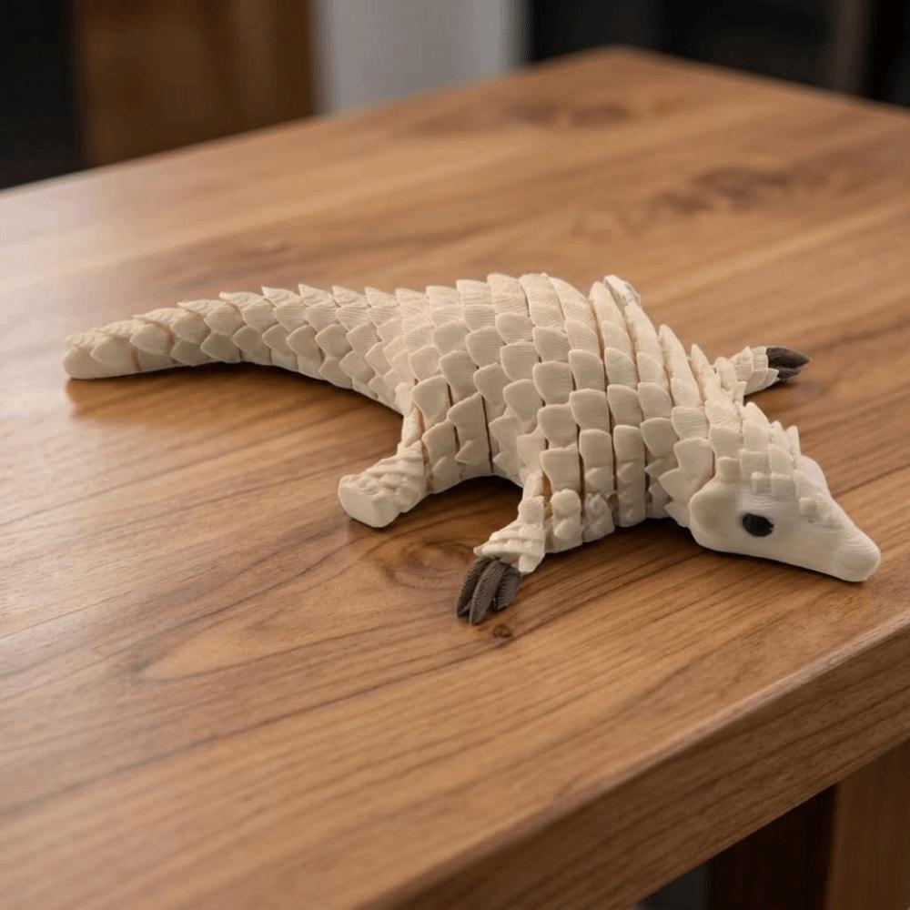 Creative 3D Printed Pangolin Toy Articulated Animal Model Decoration Home Accessories