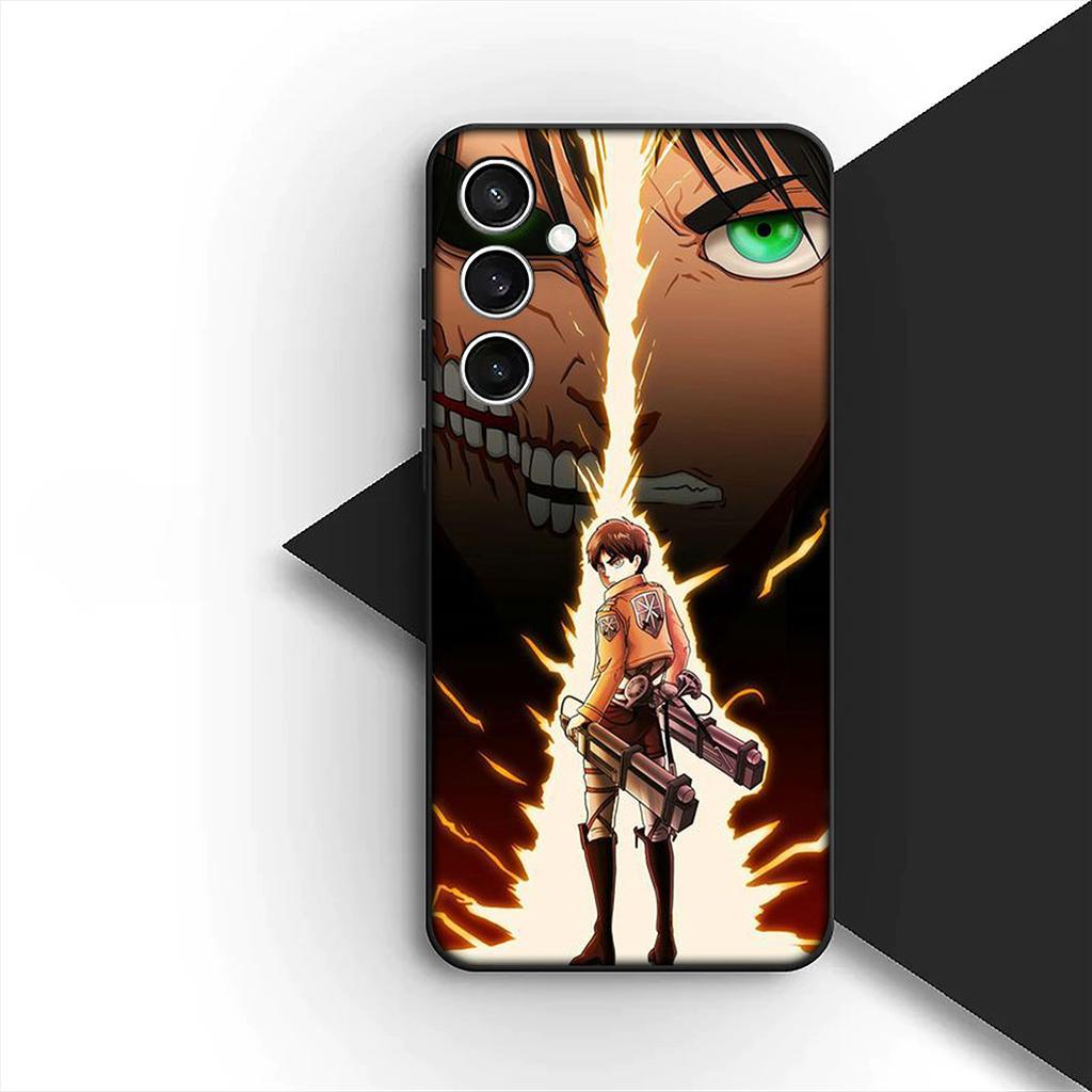 Eren Jaeger Levi Attack On Titan Phone Case for Apple iPhone 17 16 14 15 Plus Pro Max 16E ProMax + 15Plus 15+ 16+ Cover
