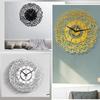 Acrylic mirror decorative clock Islamic Calligraphy Eid Decor Wall Clock 3D Silent Quartz Wall Clock Home Decoration PenduQ1G1T3