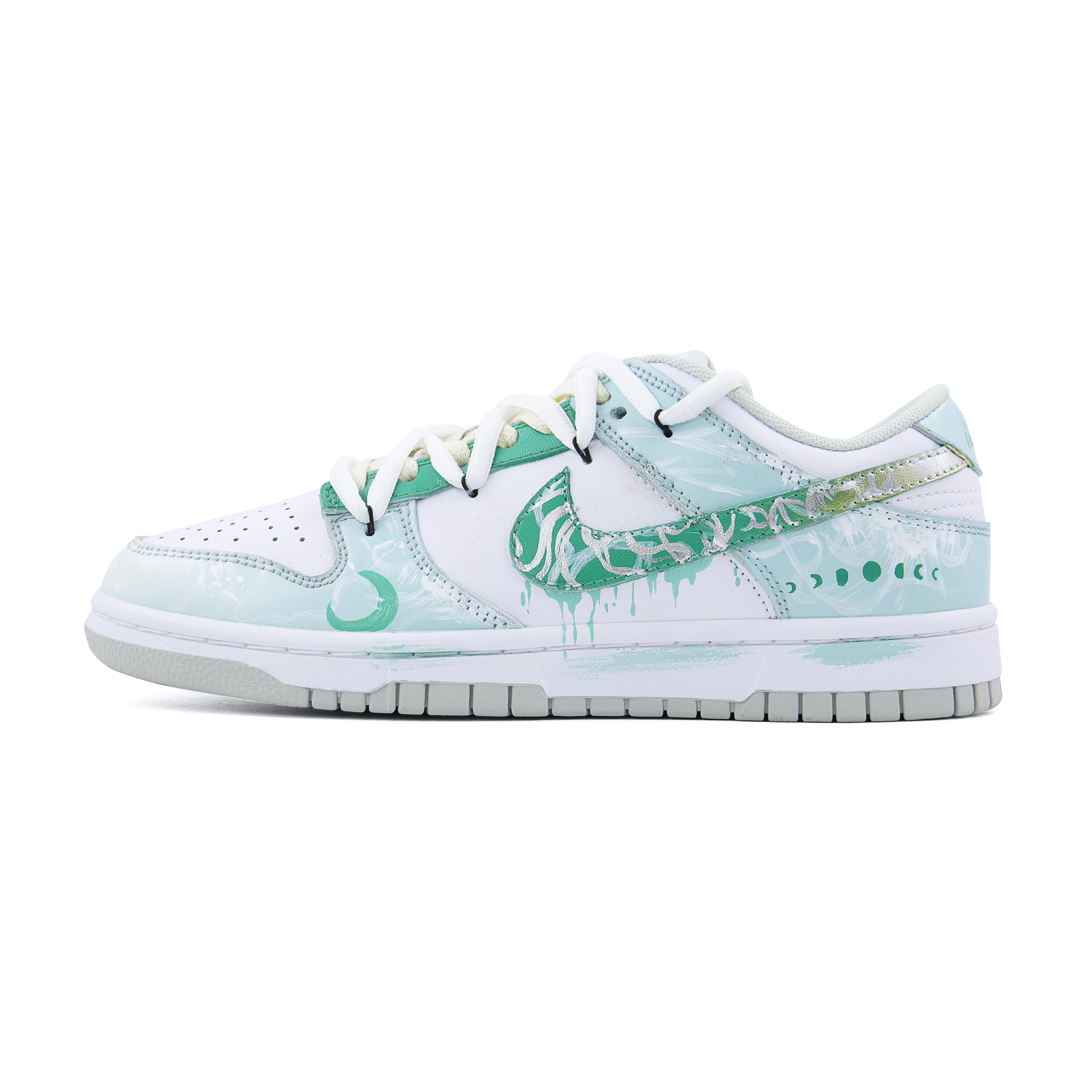 

Nike Dunk Laurel Moon Silver Lightweight Height Increasing Low top Skateboard Shoes Unisex Secret Silver Jade HF5441-105(Team620-) 39