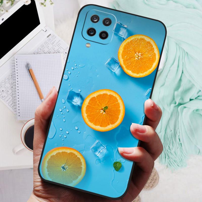 Für Samsung Galaxy A12 Hülle Silikon Luxus Katze Marmor Weiche Stoßstange Abdeckung für Samsung Galaxy M12 A12 Schutz Hüllen A M 12