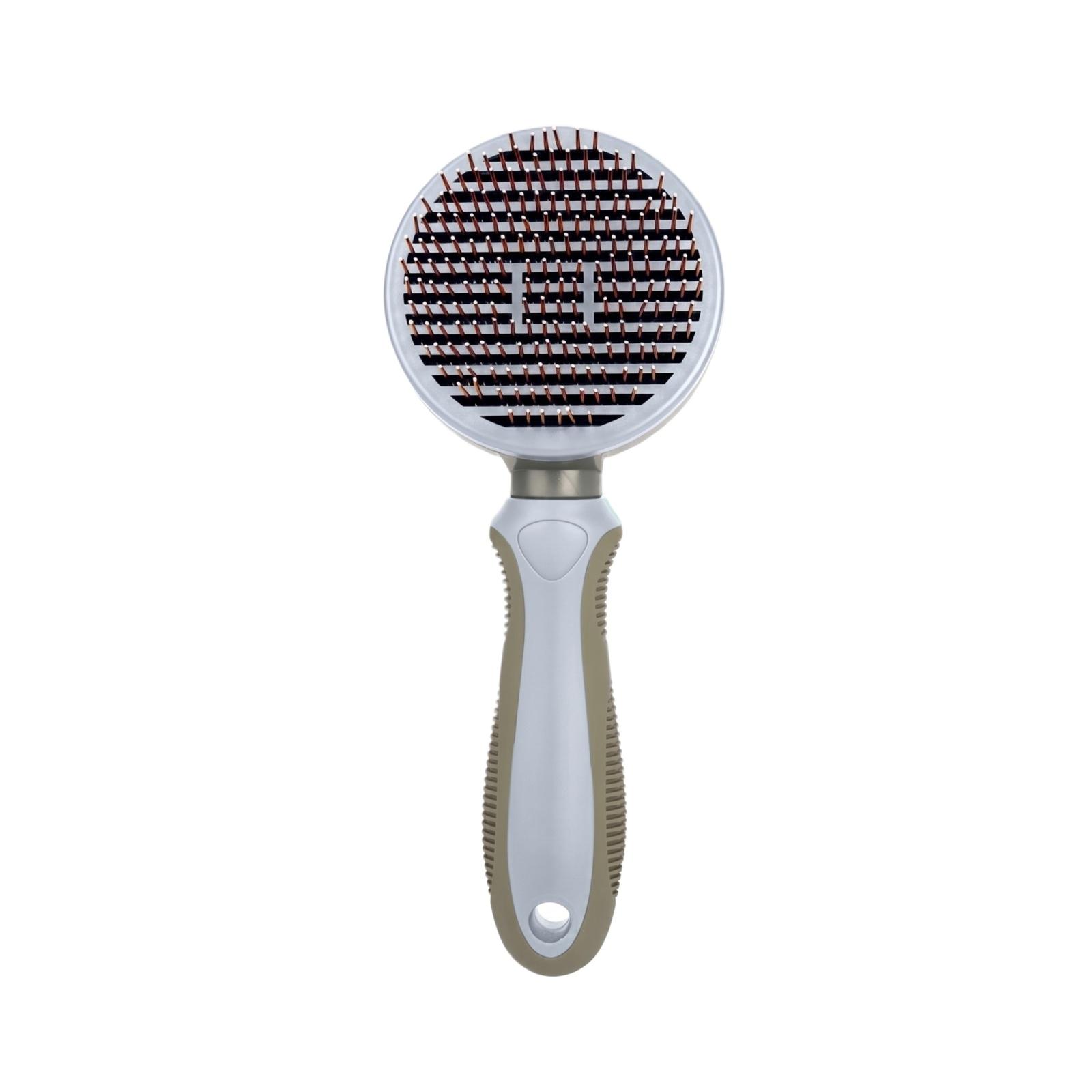 

Pet Grooming Brush with Soft Bristles for Shedding Control and Fur Cleaning Comfortable Handle for Daily Use on Dogs and Cats one size синий