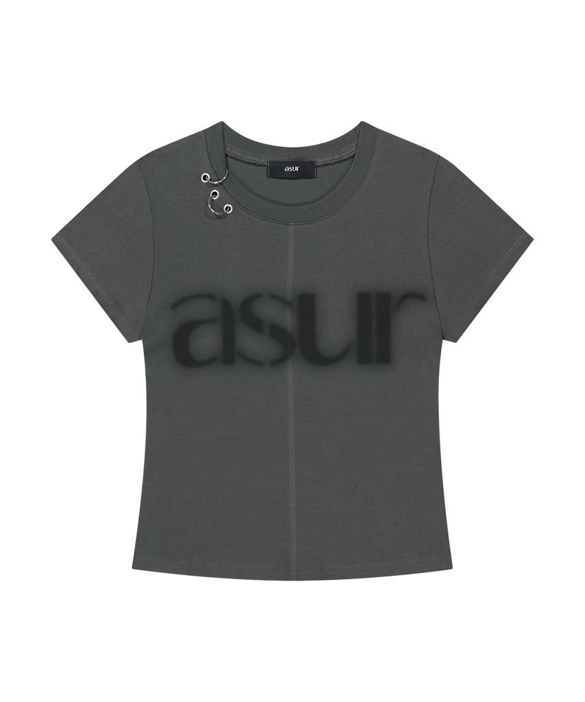 Aejeuyua Au Piercing Cap Sleeve Charcoal