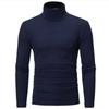 Camiseta Térmica de Manga Larga para Hombre, Top Cálido, Suéter de Invierno, Camiseta Deportiva Cálida, Ropa Interior Casual, Camisa de Cuello Alto S… Más L blue