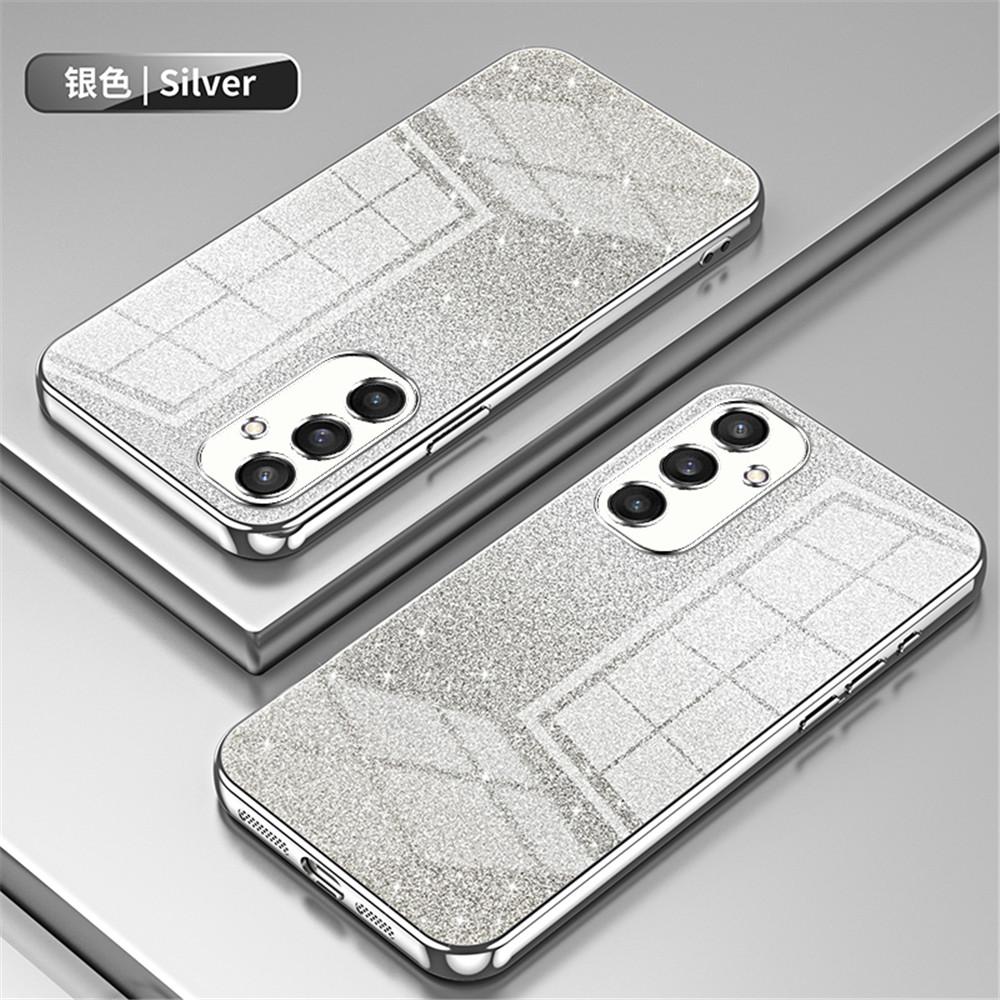 FLYKYLIN Luxury Gradient Glitter Bling Plating Case For Samsung Galaxy S24 S23 S21 Fe S22 Plus Ultra 5G Soft Silicone Back Cover