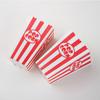 12pcs DIY Gifts Paper Popcorn Striped Bags Folding Snack Containers Popcorn Paper Boxes  Carnivals