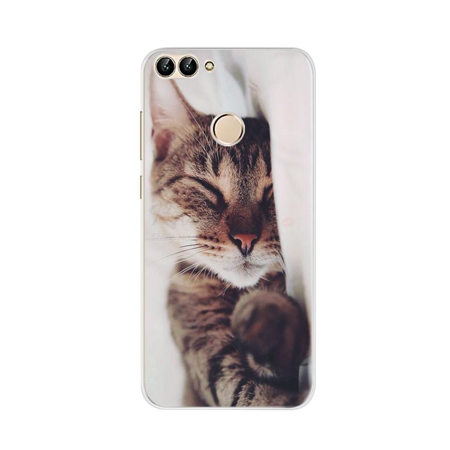For Huawei P Smart 2018 Case TPU Soft Silicone Back Cover Phone Case For Huawei P Smart 2019 Cover Fundas FIG-LX1 PSmart Case