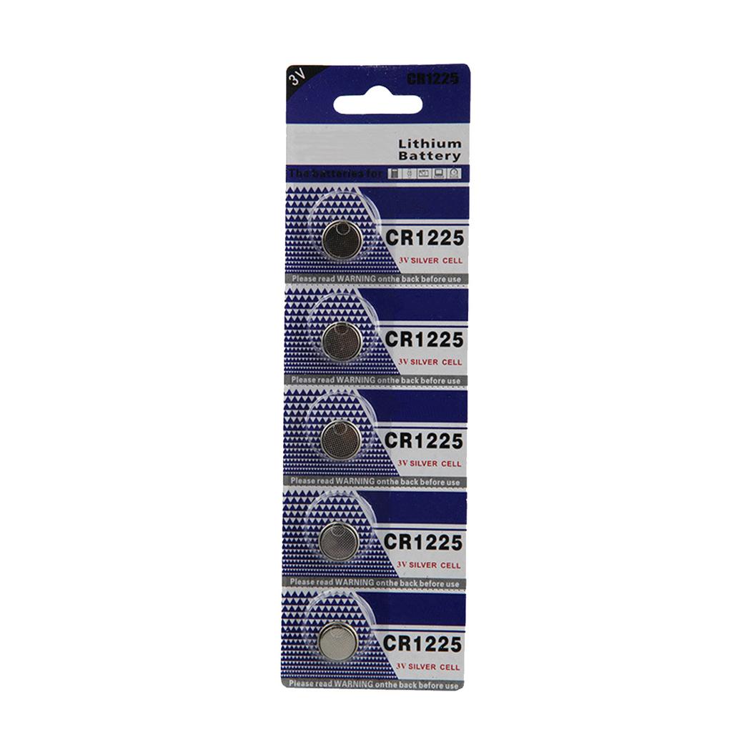 10pc/5pc CR1225 Metal Button Batteries CR1225 3V Lithium Battery Reliable Power for Everyday Devices Stable Output