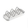 Stainless Steel Soap Rack Multi-Soap Storage With Drainage Tray Waterproof Rust-Resistant Easy