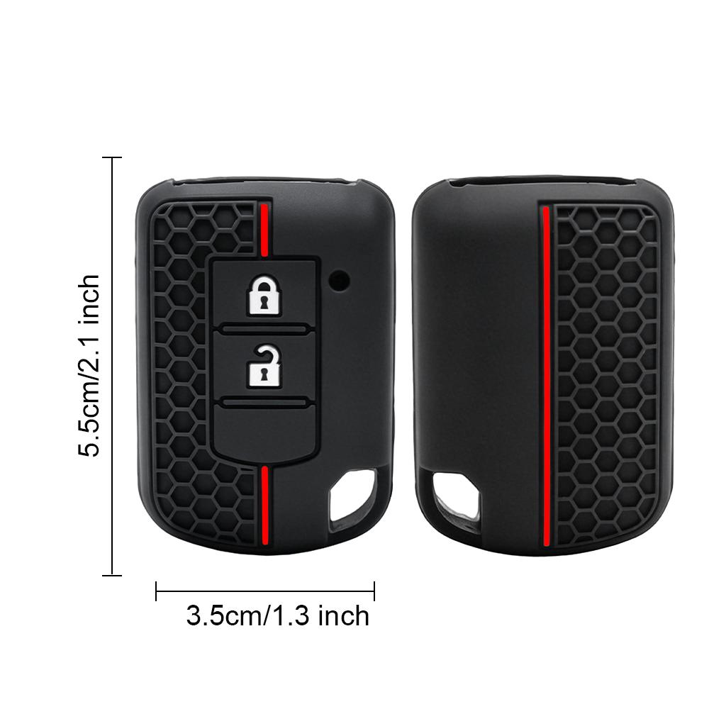 2 Buttons Shell Fob Holder For Mitsubishi Eclipse Cross Outlander Sport Mirage G4 Lancer Remote Silicone Car Key Fob Case Cover