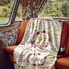 Elegant 90Th Birthday Celebration Poster Design Blanket Personalized Name Soft Comfortable Stylish Blanket Car Blanket Perfect For Travel Camping