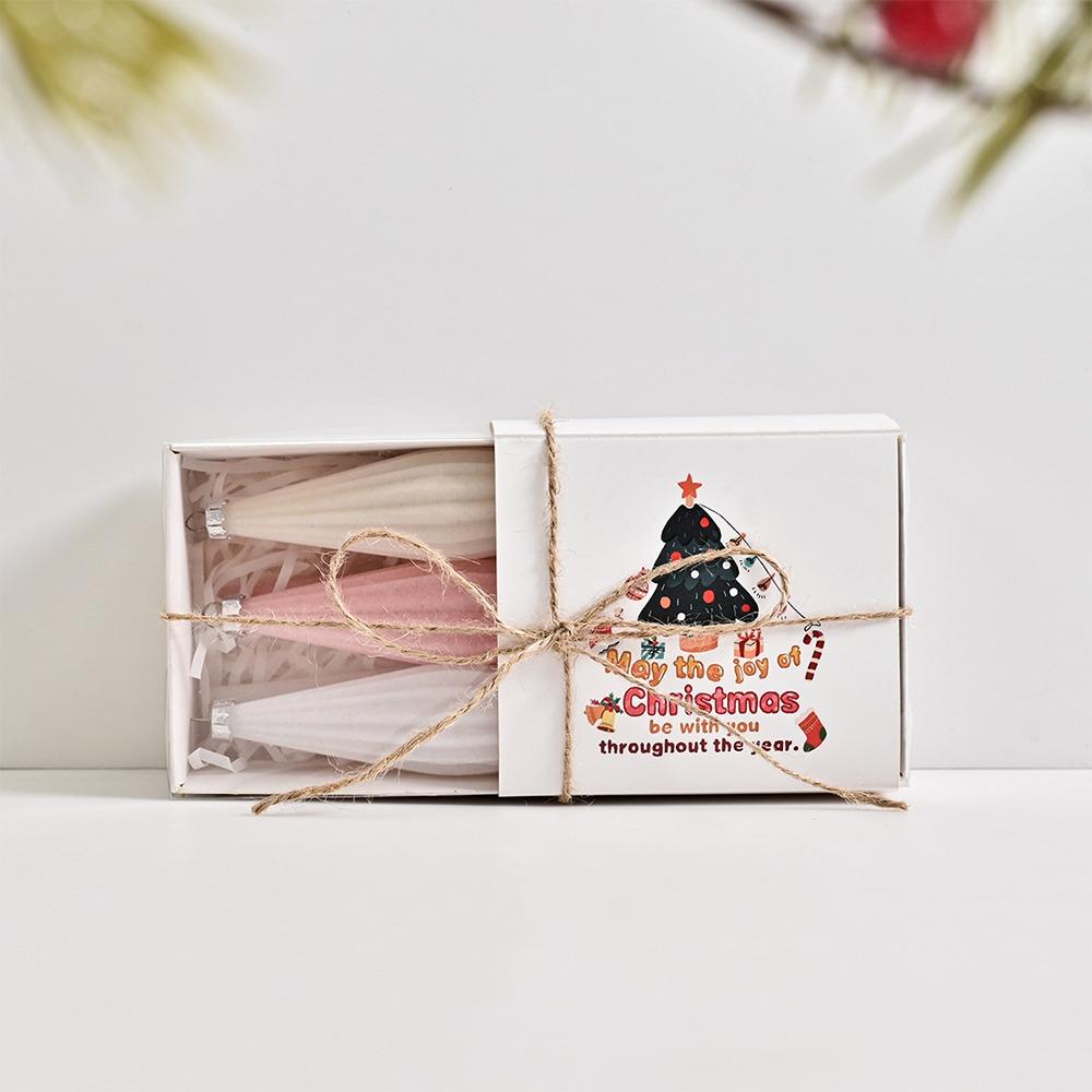 

Пластиковые флокированные елочные шары Разноцветные рождественские бархатные шары Праздничное украшение для вечеринки Style 1