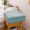 Coperta da Letto Colore Verde Morbida Coperta in Flanella Singola Queen King Calda Plaid per Letti Coperte da Letto Plaid