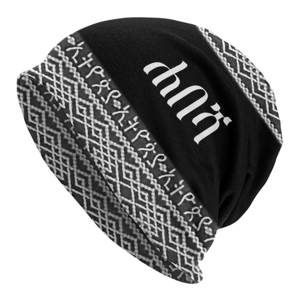 Custom Ethiopian Habesha Art Bonnet Hat Knitting Hat Unisex Women Cool Unisex Winter Warm Beanies Cap