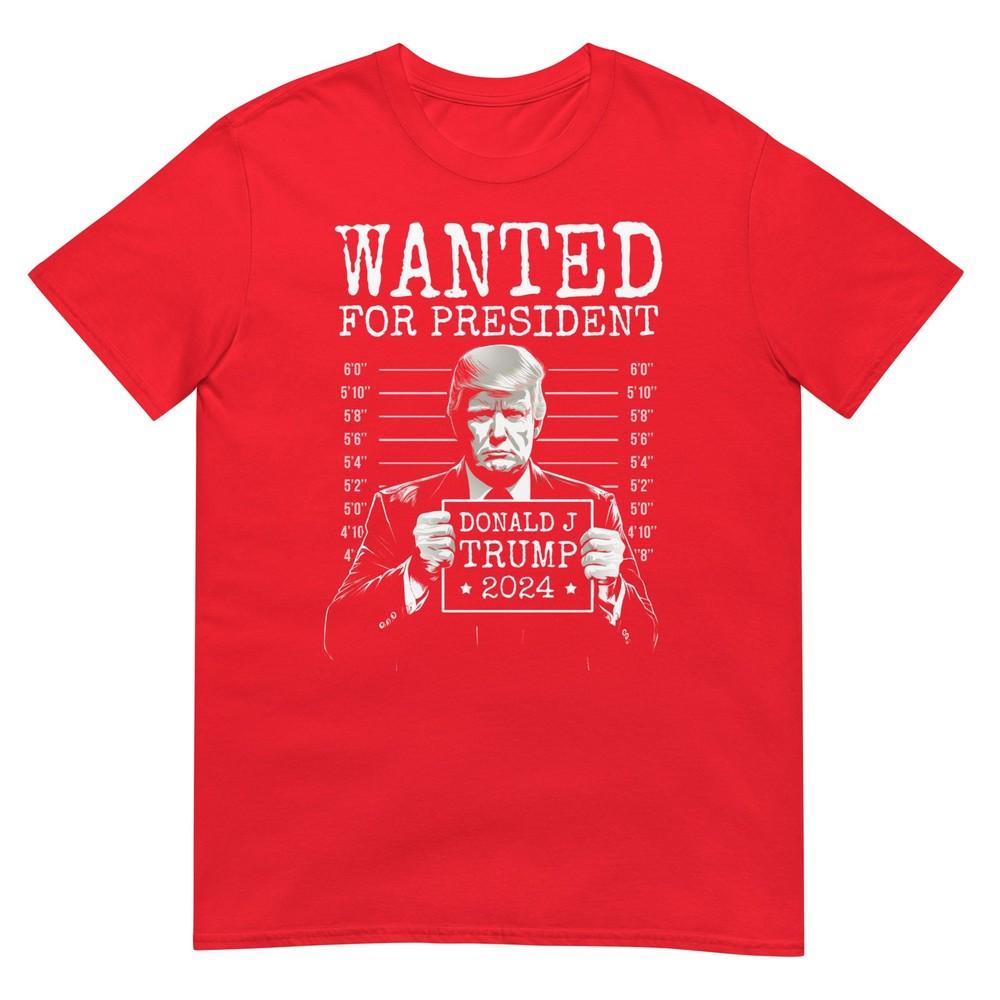 Wanted For President 2024 Donald Trump Essential TShirt S