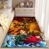 Anime-Inspired Warrior Carpet suitable as a non-slip mat for the living room or bedroom sofa