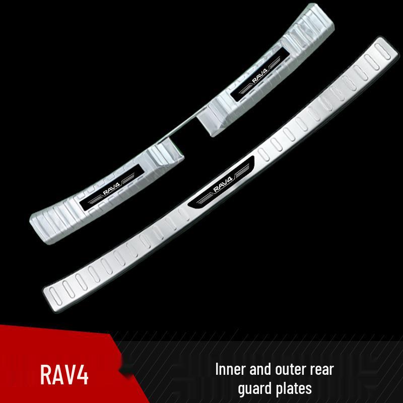 Protector Prag Ușă din Oțel Inoxidabil pentru Toyota RAV4 2024