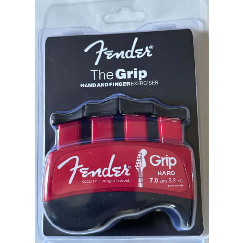 Fender Drip Hand and Finger Exerciser (Hard - 7 lbs / 3.2 kg) ? The best ergonomic finger strengthener to improve playing on all stringed instruments