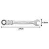 TONE Swing Ratchet Box Wrench Width across flats 22mm RMF-22