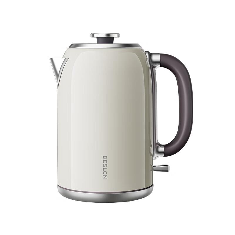 Desmond 1.8L French Retro Stainless Steel Electric Kettle