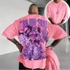 T-shirt Sportiva alla Moda Traspirante Larga Bandai One Piece Luffy Zoro Stampata Manica Corta Estate 2026 per Uomo e Donna