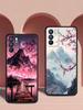 Pink Sunset Mountain Phone Case For Oppo Reno 13 12 11 10 7 F Find X5 X6 A98 A80 A79 A78 A57 A54 A31 A17 Pro 5G Soft TPU Cover