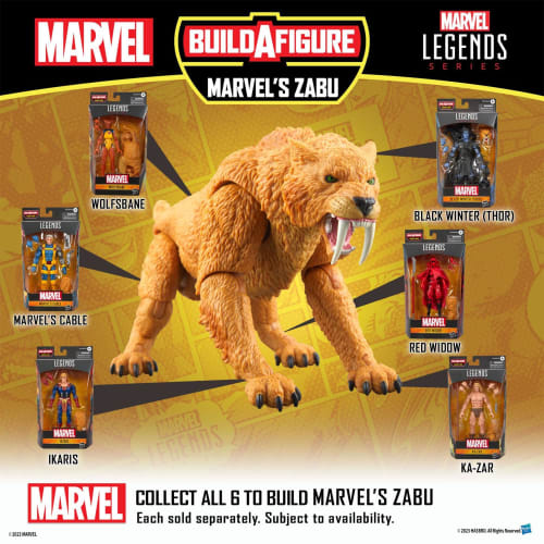 Hasbro Marvel Legends Series Wolfsbane Comics Collectible 6-inch (15cm) Action Figure with Build-A-Figure Parts (F9074) Authentic