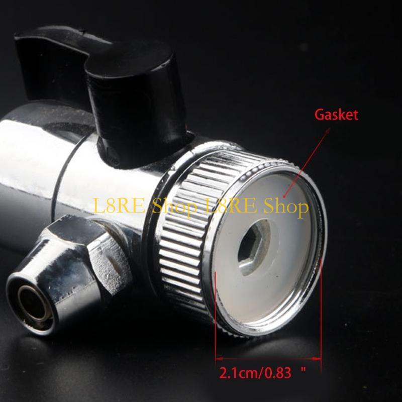 L8RE Alloy 1/4" Tube Single Cut for Valve Diverter Switch Water Divider Conversion Faucet Water Inlet Accessories Kitchen Too