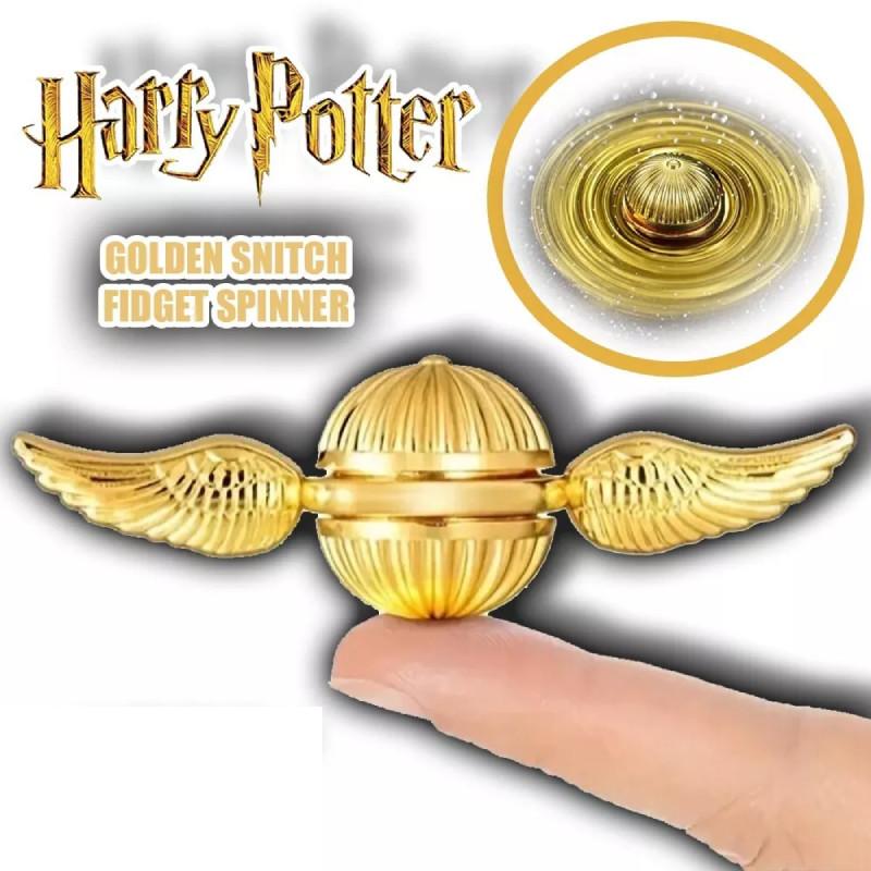 Potter Schnatz Goldener Handspinner Metall Anti-Stress ADHS Spielzeug Autismus