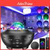 Impressionante Projetor de Aurora LED com Luz de Onda d'Água e Música Bluetooth para Relaxamento