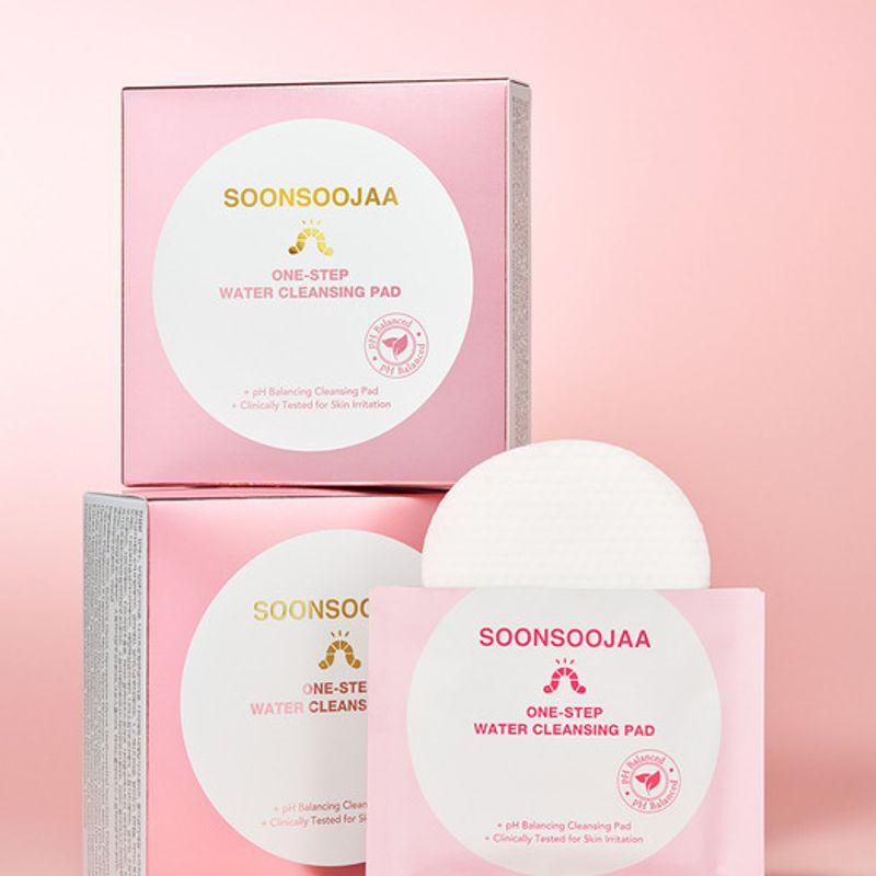 soonsoojaa One-Step Water Cleansing Pad Portable 20-Sheet Pack One-Step Water Cleansing Pads (20-Pack)