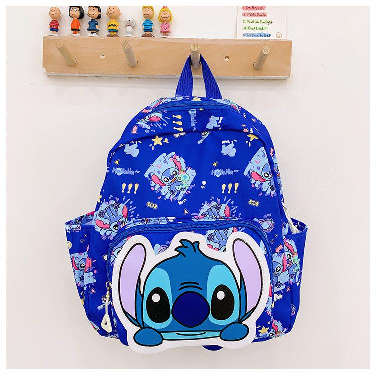 

Lilo Stitch Childrens Bag Cute Cartoon Kindergarten Backpack Backpack Outdoor королівський синій колір
