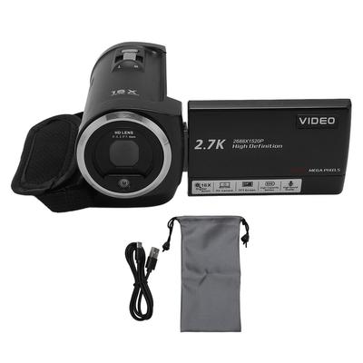 Videokamera Videokamera 50MP 2,7K HD 16X digitální zoom Digitální videorekordér s otočnou obrazovkou 2,8 palce