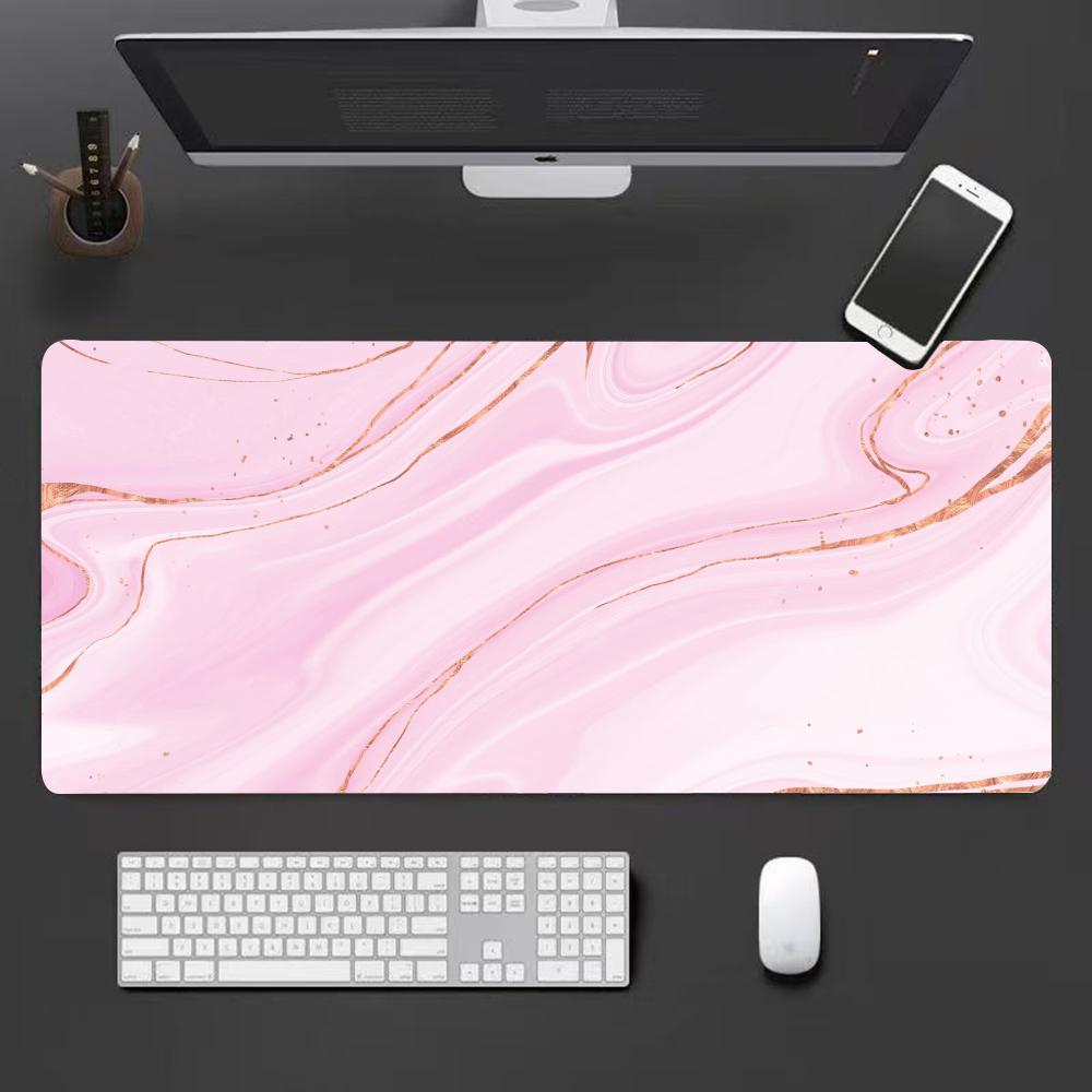 Nordic pink marble Mouse Pad Large Mouse Pad Computer Game Mouse Mat (xINXIN Map) ( xxcm Map)