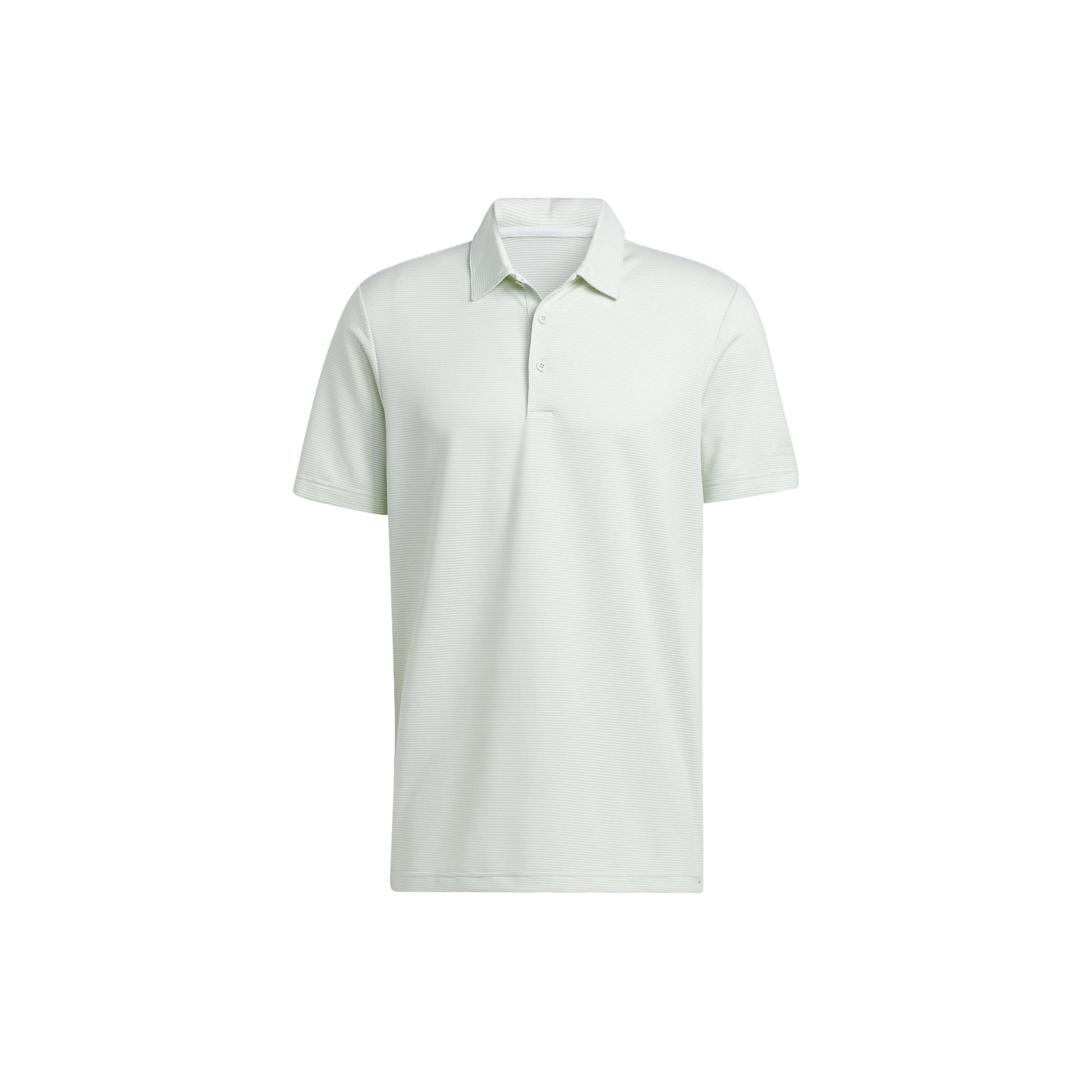 Поло Adidas Ottoman Stripe Мужское Льняное Зеленое HN2300 L