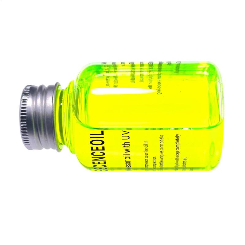R134a Refrigerant Oil Leak Repair Agent Car Air Conditioner Oil Fluorescent Detection Repair Agent Plugging Agent Leak 2.5/60ml