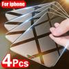 4шт закаленное стекло для iPhone SE 2022 13 Pro 11 12 Pro XR X XS Max Протектор экрана для iPhone 12 Pro Max Mini 7 8 6S Plus 5 5S SE стекло