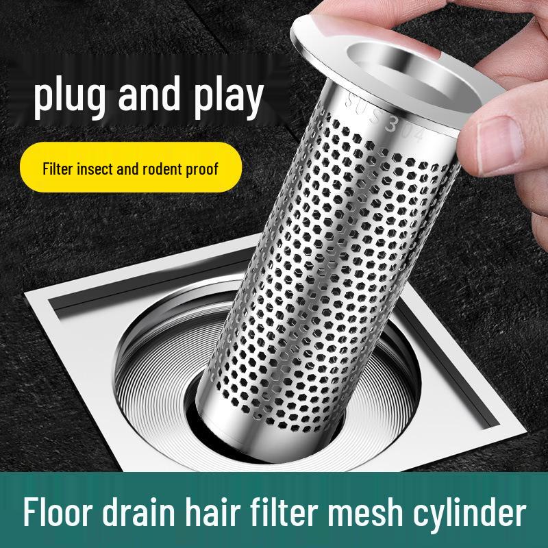 Stainless Steel Anti-Clog Floor Drain Screen for Kitchen & Bathroom