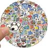 100 Photos of Xiao Zhang Cute Animal Hotel Graffiti Stickers Decorate Suitcase Laptop Waterproof Stickers