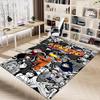 1pc Naruto Adventure Begins Carpet for Playroom Bedroom Living Room Sofa Home Decor,kids Game Area Rug Non-slip Floor Mat Y723119