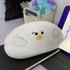 Ins Adorkable White Seagull Plush Pencil Case Cute Large Capacity Student Pen Bag Stationery Organizer Kawaii School Supplies