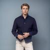 Men's Spring and Autumn Woolen Coat Ribbed Collar Multi-pocket Long Sleeves Stand Collar