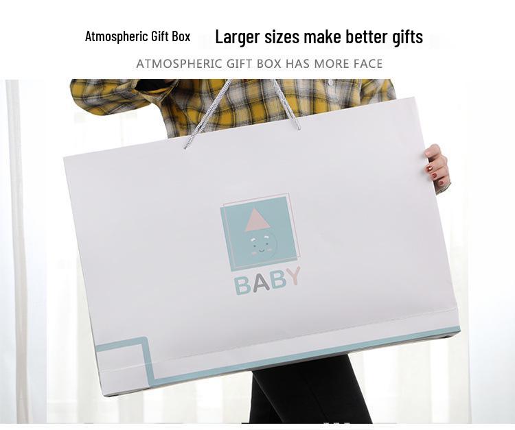 Pure Cotton Newborn Baby Gift Box: Spring To Autumn Essentials